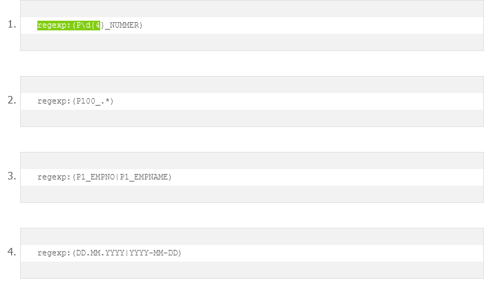 Regular Expressions in der APEX Suche 3 Screenshot 2023 07 26 at 14 59 33 Regular Expressions in der APEX Suche DBConcepts