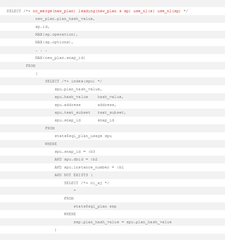 Screenshot 2023 07 28 at 14 16 52 Oracle Statspack verbessern Schnellere Snapshots Teil1 DBConcepts