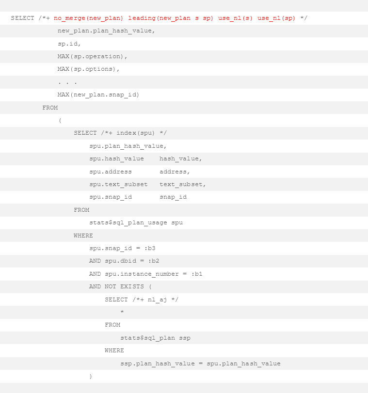 Oracle Statspack verbessern: Schnellere Snapshots - Teil1 3 Screenshot 2023 07 28 at 14 16 52 Oracle Statspack verbessern Schnellere Snapshots Teil1 DBConcepts