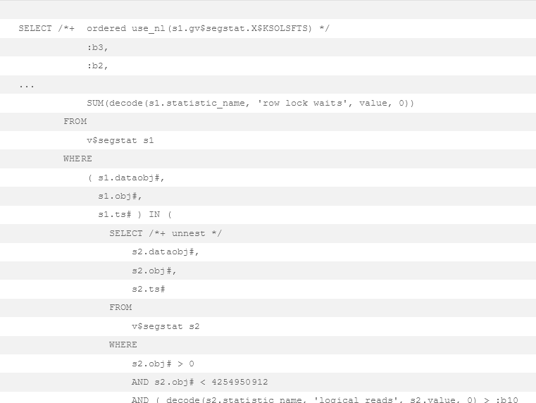 Oracle Statspack verbessern: Schnellere Snapshots - Teil1 7 Screenshot 2023 07 28 at 14 17 40 Oracle Statspack verbessern Schnellere Snapshots Teil1 DBConcepts