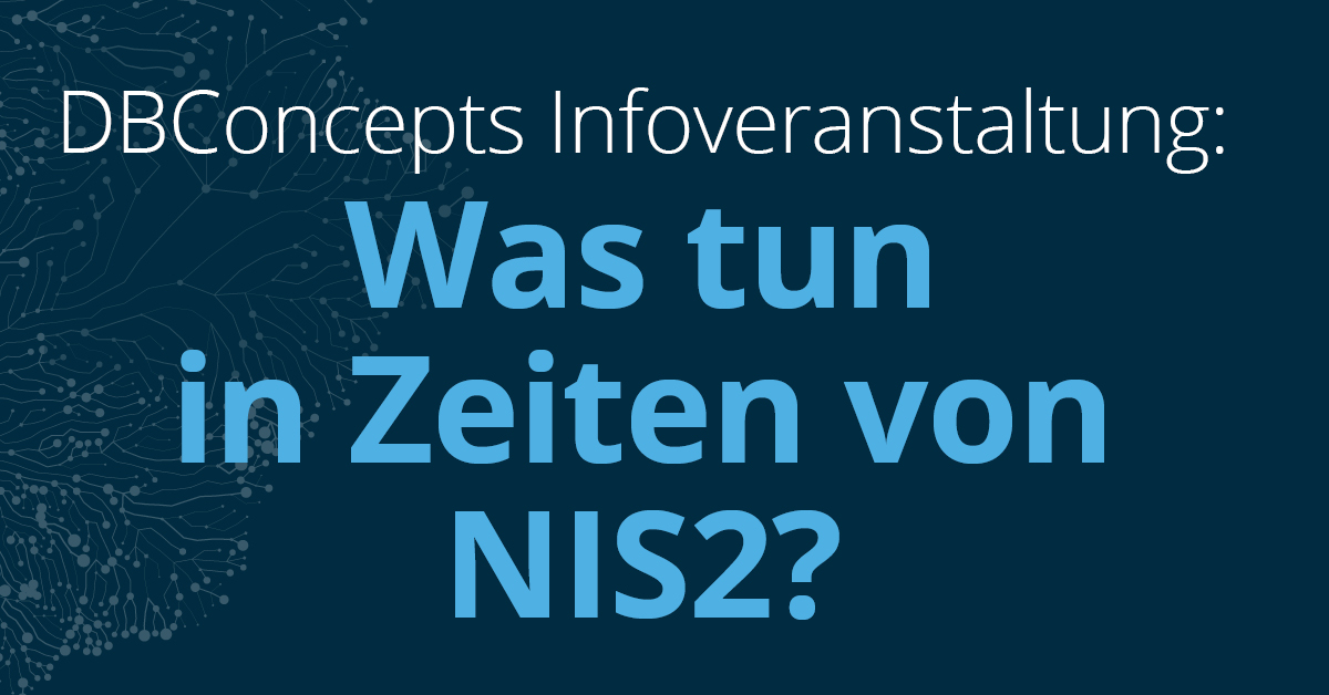 DBC Infoveranstaltung Was tun in Zeiten von