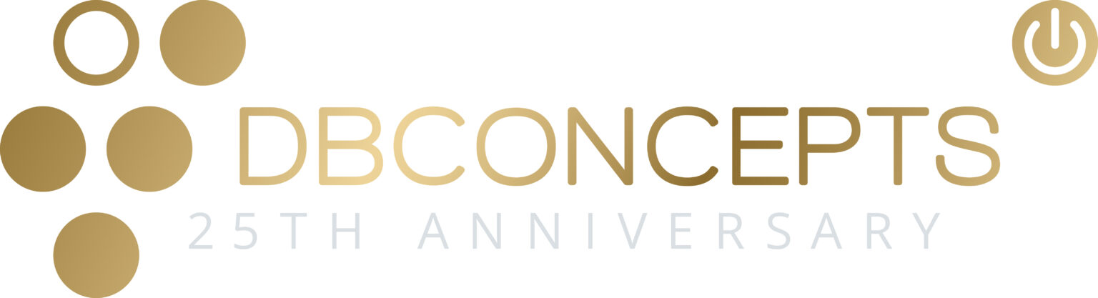 DBC DBConcepts Logo 25 Jahre Dark Mode RGB