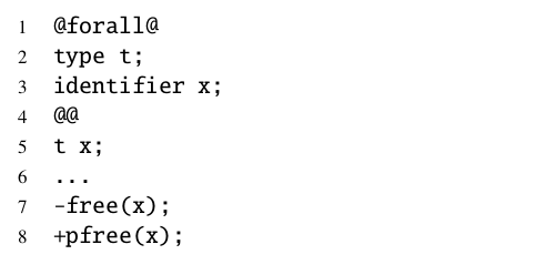 Semantic Patch