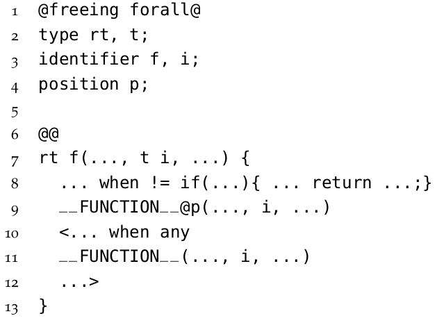 The PostgresChecker: Hunting Use-after-free Bugs in PostgreSQL (3) 6 template strict