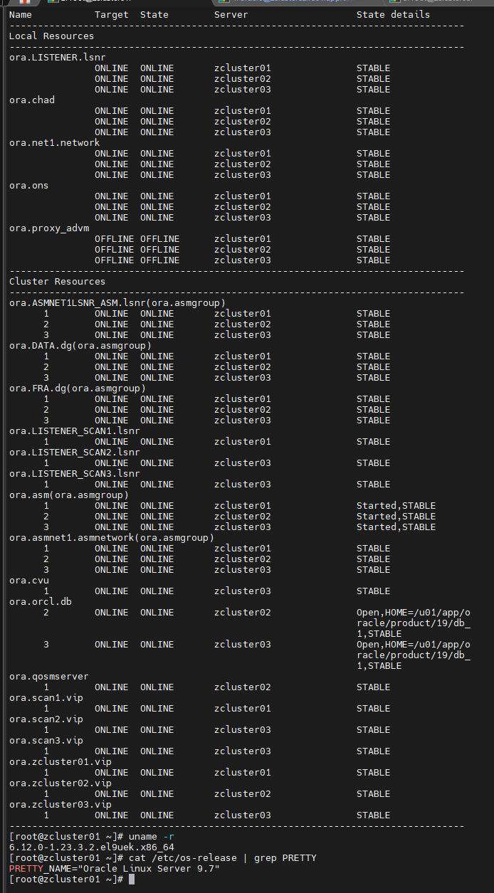 Rolling OS Upgrade in Oracle RAC 19c: From Oracle Linux 7 to Oracle Linux 9 24 23