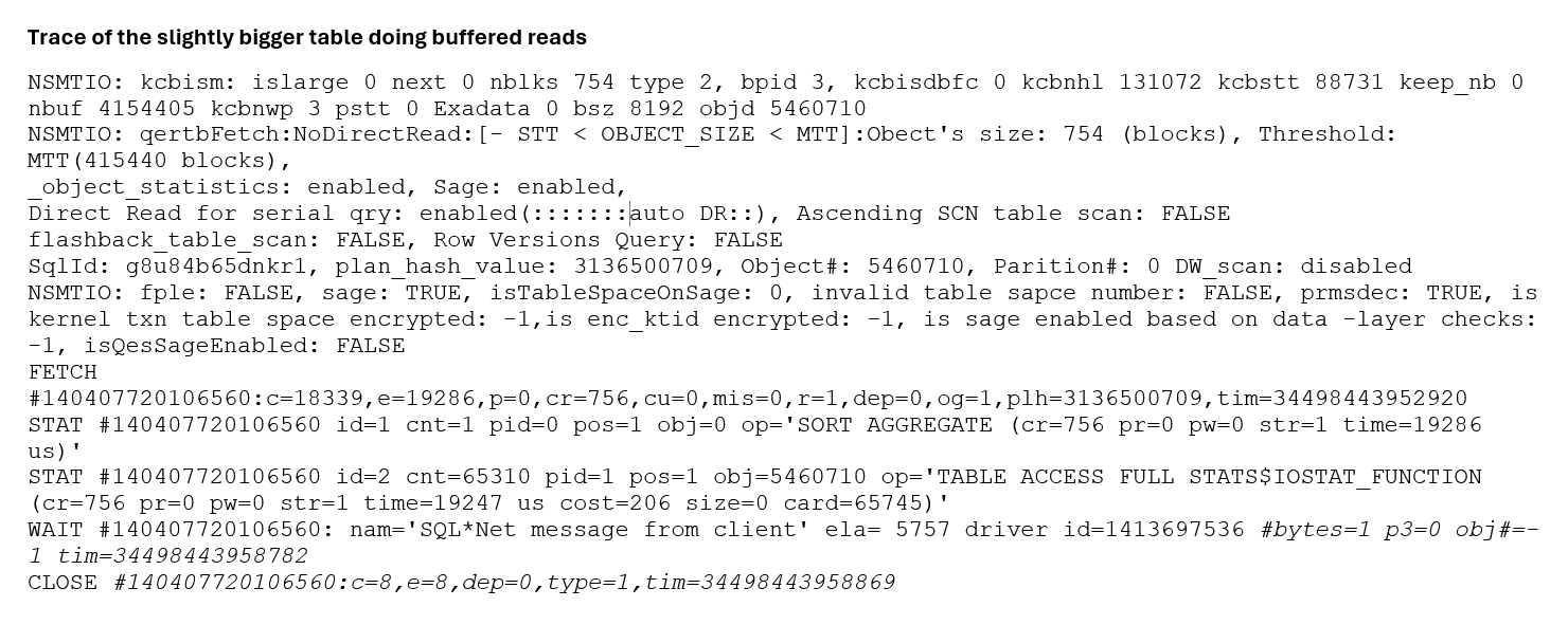 The KEEP Buffer Pool Backfire: When Caching Causes More I/O 3 Keep pool 3 trace of the slightly bigger table